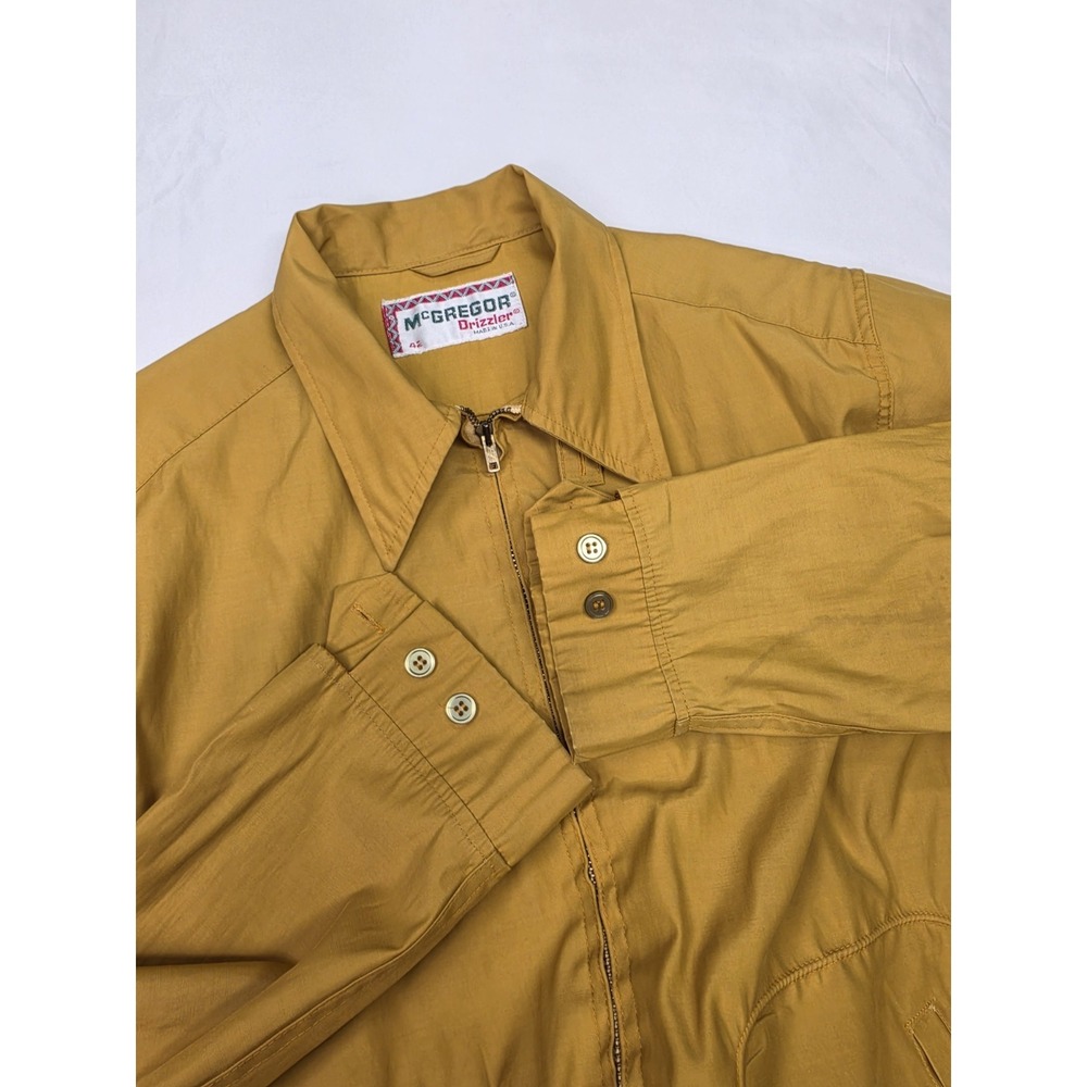 Vintage 60's McGregor Drizzler Jacket Men's Size 42 Yellow 3161